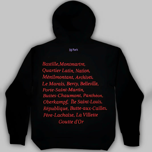 Hoodie MINUIT III-XX - Unisexe Brodé