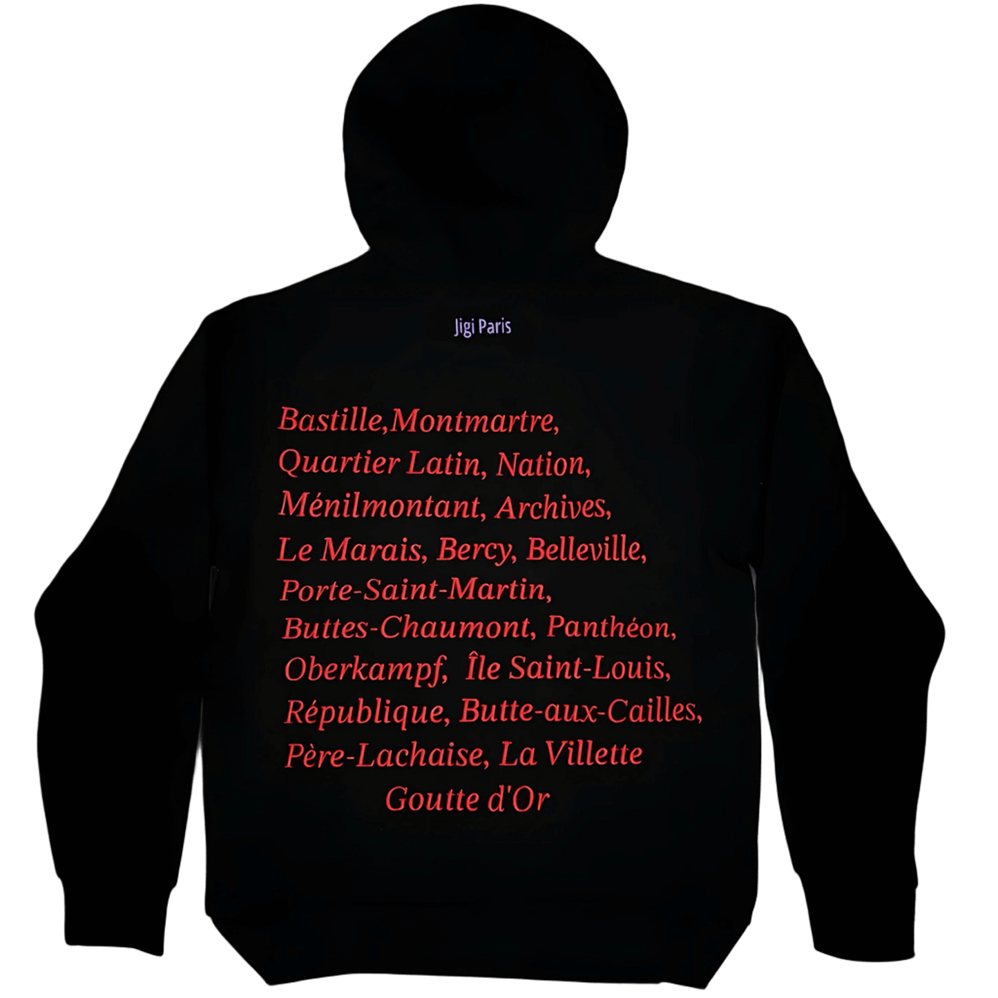 Hoodie MINUIT III-XX - Unisexe Brodé