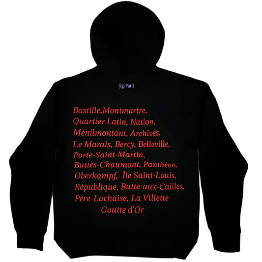 Hoodie MINUIT III-XX - Unisexe Brodé